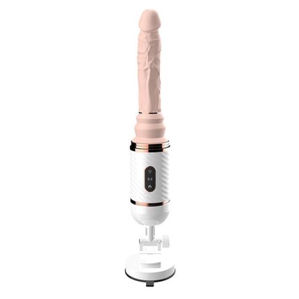 automatic thrusting and vibrating dildo